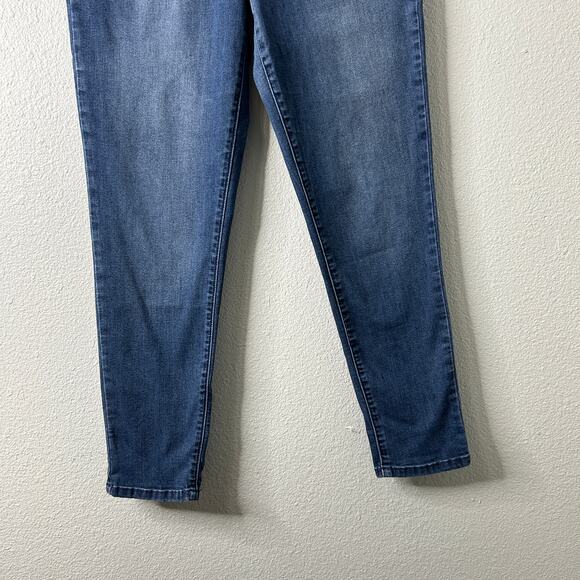 Democracy Ab Solution High Rise Skinny Jeans Blue 10 Ankle Stretch Denim - Picture 3 of 9